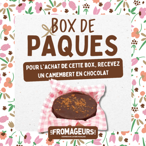 Box de Paques Fromageurs 2026 - camembert chocolat offert